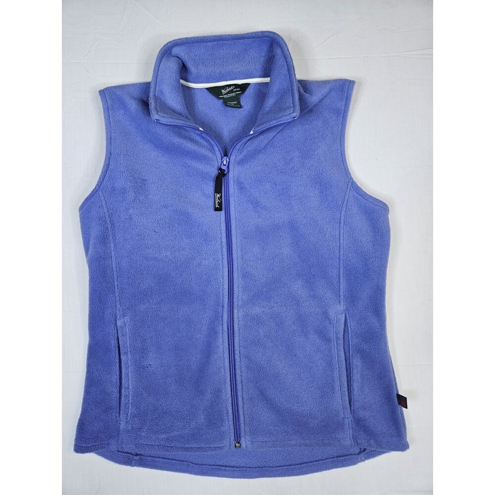 Woolrich Vest Women's Size Medium Purple Ultra Violet Full Zip Winter Fleece M